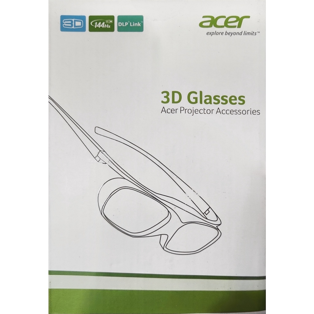 全新 Acer宏碁 原裝3D眼鏡 E4b DLP LINK 144Hz 高刷新3D眼鏡