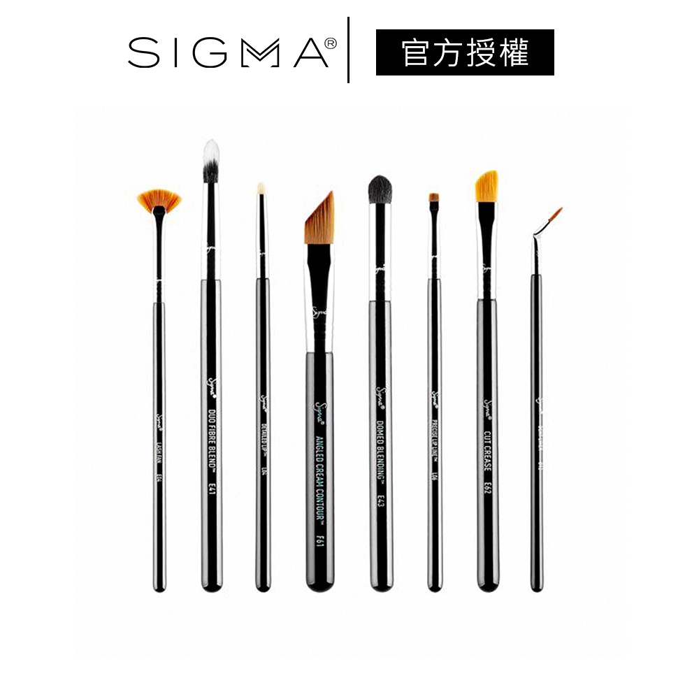 Sigma 細部修飾刷具八件組 公司貨 Detail 暈染刷 修容刷 眼線刷 化妝刷 眼影刷 唇刷－WBK 寶格選物