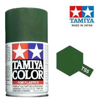 【鋼普拉】TAMIYA 田宮 模型 噴漆 噴罐 油性漆 85005 TS5 TS-5 消光 橄欖綠 軍事綠 100ml