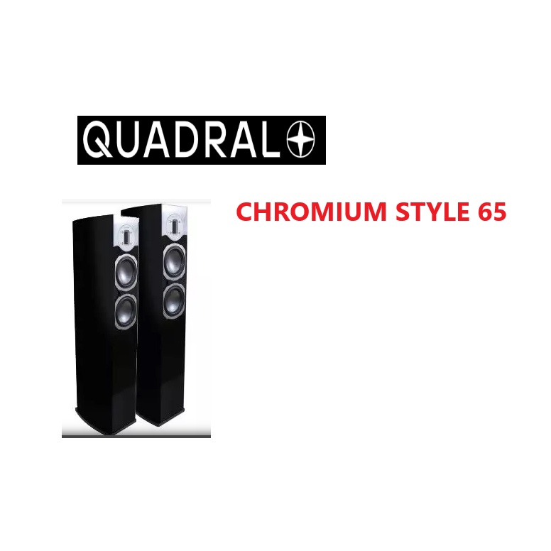 [精品代購]德國德寶QUADRAL CHROMIUM STYLE 65  全新黑色 落地喇叭