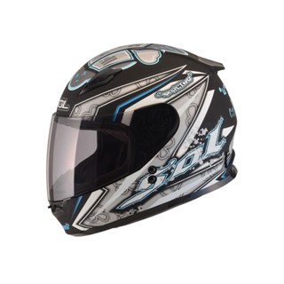 【SOL Helmets】SF-2全罩式安全帽 (哈囉 消光黑/銀) ｜ SOL安全帽官方商城