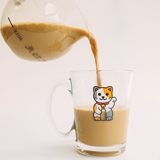 dripo咖啡牛乳系列 貓杯杯+ドリポ牧場沖泡 專用玻璃杯🔥電子發票 量杯 水杯 咖啡杯 茶杯