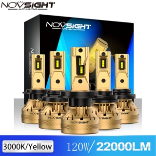 Novsight N37Y 9005 9006 H4 H11 H7 汽車 LED 大燈燈泡 22000LM 3000K