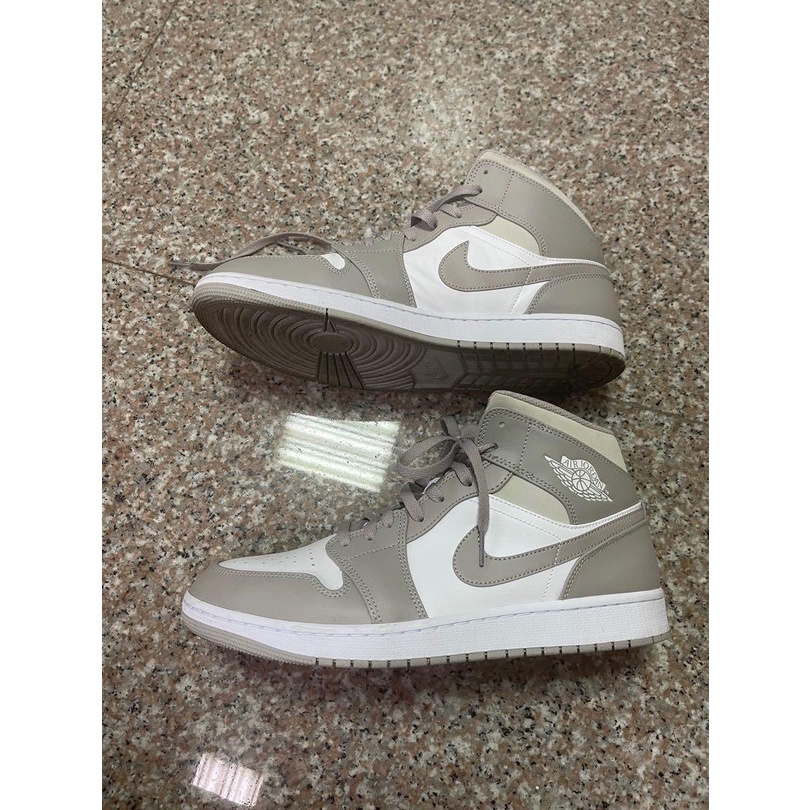 AIR JORDAN 1 MID COLLEGE GREY US12 554724-082