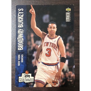 （收藏）John Starks NBA球員卡 1995 Upper Deck 383 i love this game!