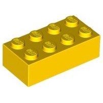 LEGO 樂高 黃色 Brick 2x4 基本顆粒 基本磚 顆粒磚 3001