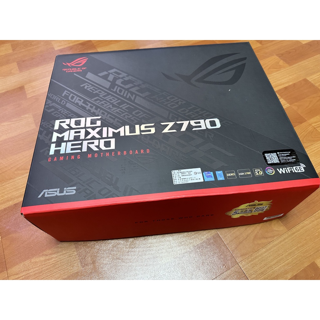 ASUS ROG MAXIMUS Z790 HERO 主機板 第13代intel cpu LGA 1700