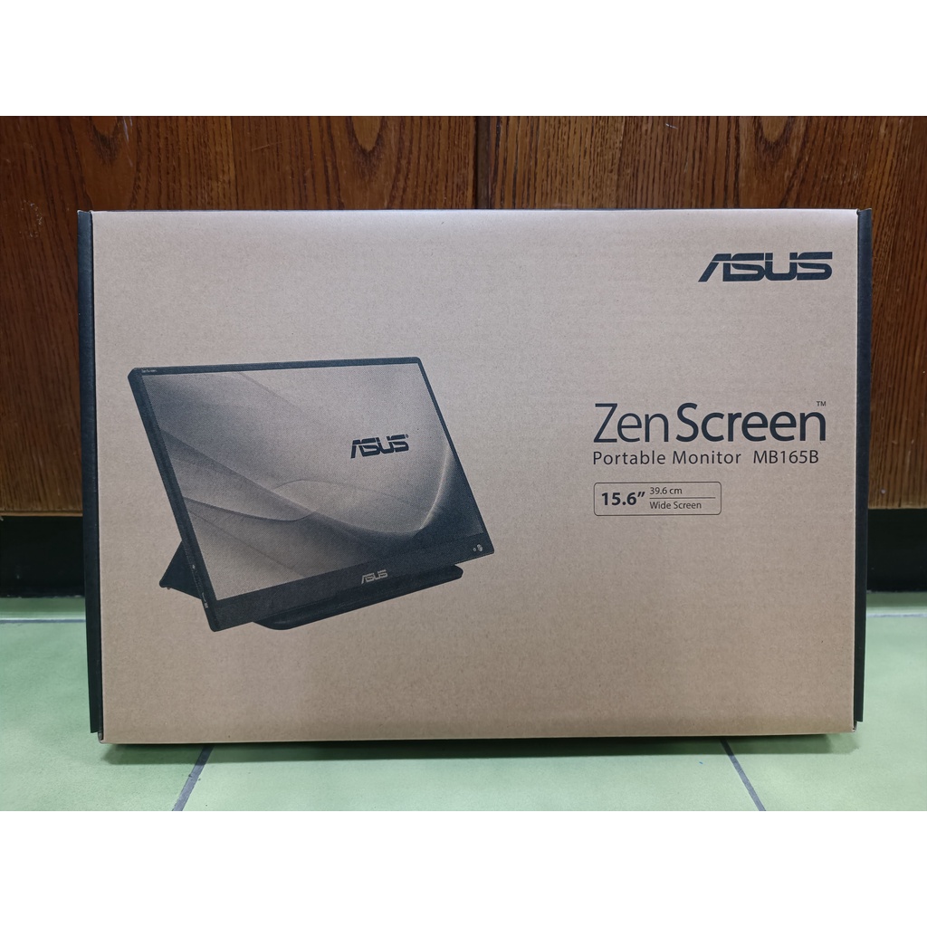 【ASUS 華碩】ASUS ZenScreen MB165B 可攜式USB螢幕 15.6吋/窄邊框/USB供電/防眩光