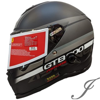 ASTONE GTB800 AO10 平光黑銀 雙鏡片 雙D扣 全罩安全帽《遠古騎士》