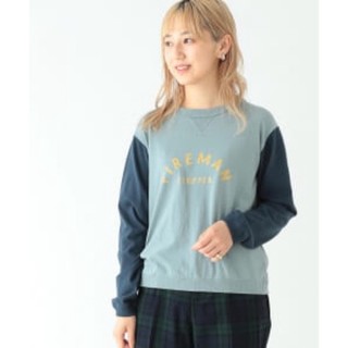 Jackman × BEAMS BOY / 女裝 羅紋 長袖 T恤 DUSK BLUE ONE SIZE 日本製