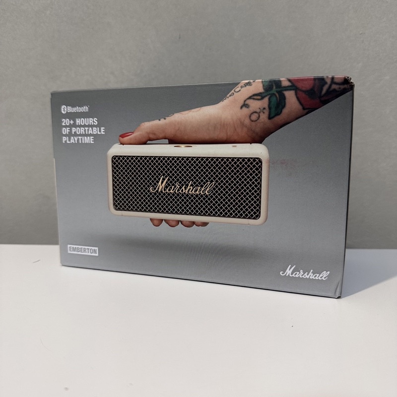 全新Marshall Emberton 奶油白