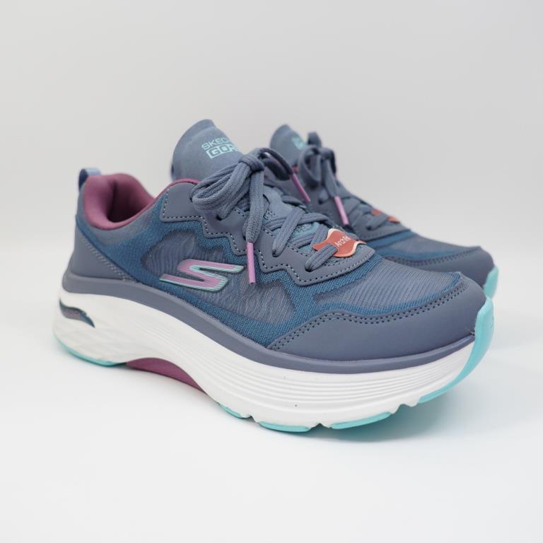 SKECHERS MAX CHSHIONING ARCH FIT 女生款 慢跑鞋 128300BLU 足弓鞋 健走鞋