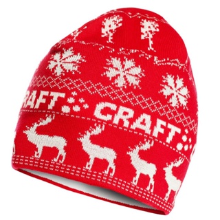 【瑞典 Craft】INGE HAT 英奇帽.彈性透氣保暖針織羊毛帽.毛線帽/內裏汗帶刷毛_紅色_1900370