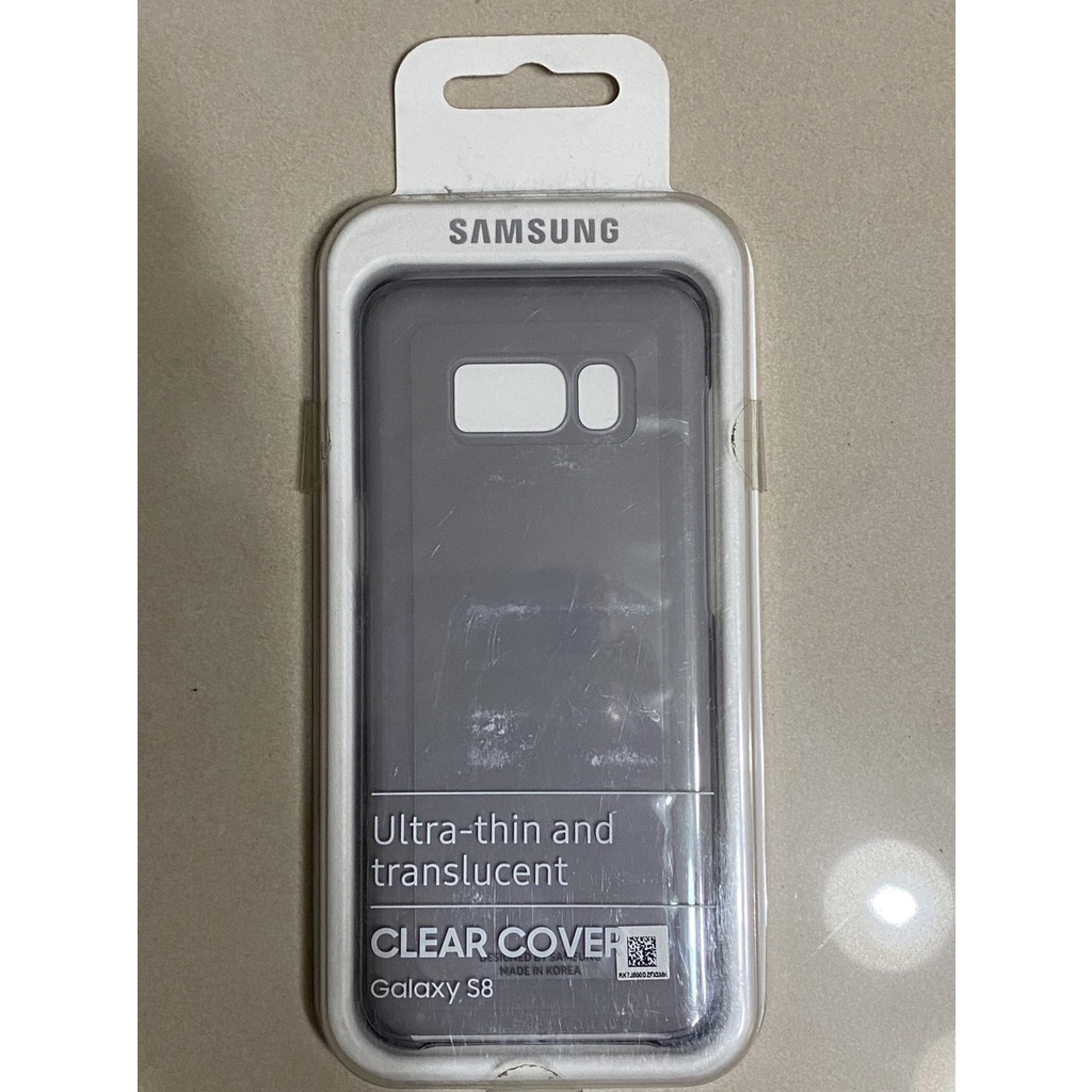 三星 Samsung Galaxy S8 薄型透明背蓋 (PC材質) 黑色 手機保護殼 手機保護套
