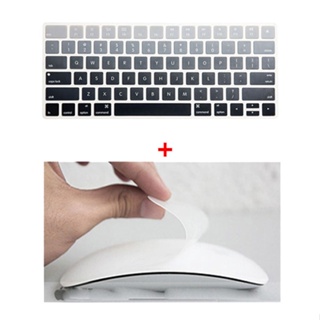 24小時出貨=--適用imac蘋果Magic Keyboard2藍牙妙控鍵盤鍵盤膜+mouse滑鼠貼膜