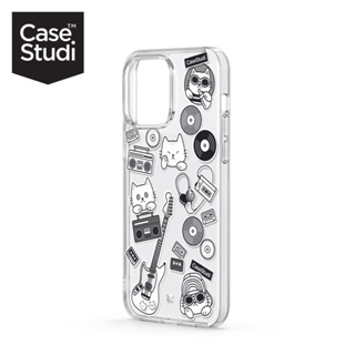 CaseStudi iPhone 14 Pro CAST 透明保護殼 - 音樂貓