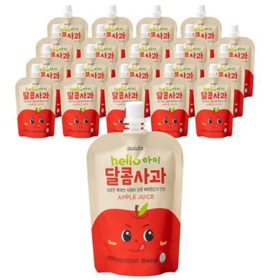 韓國兒童酸酸甜甜蘋果汁