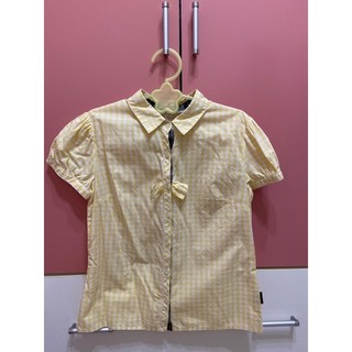 scottish house 女生短袖格子襯衫M