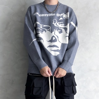 【J.V Select】TSKY Portrait Knit Sweater 針織 毛衣 重磅 親膚 柔軟 情侶款 秋冬