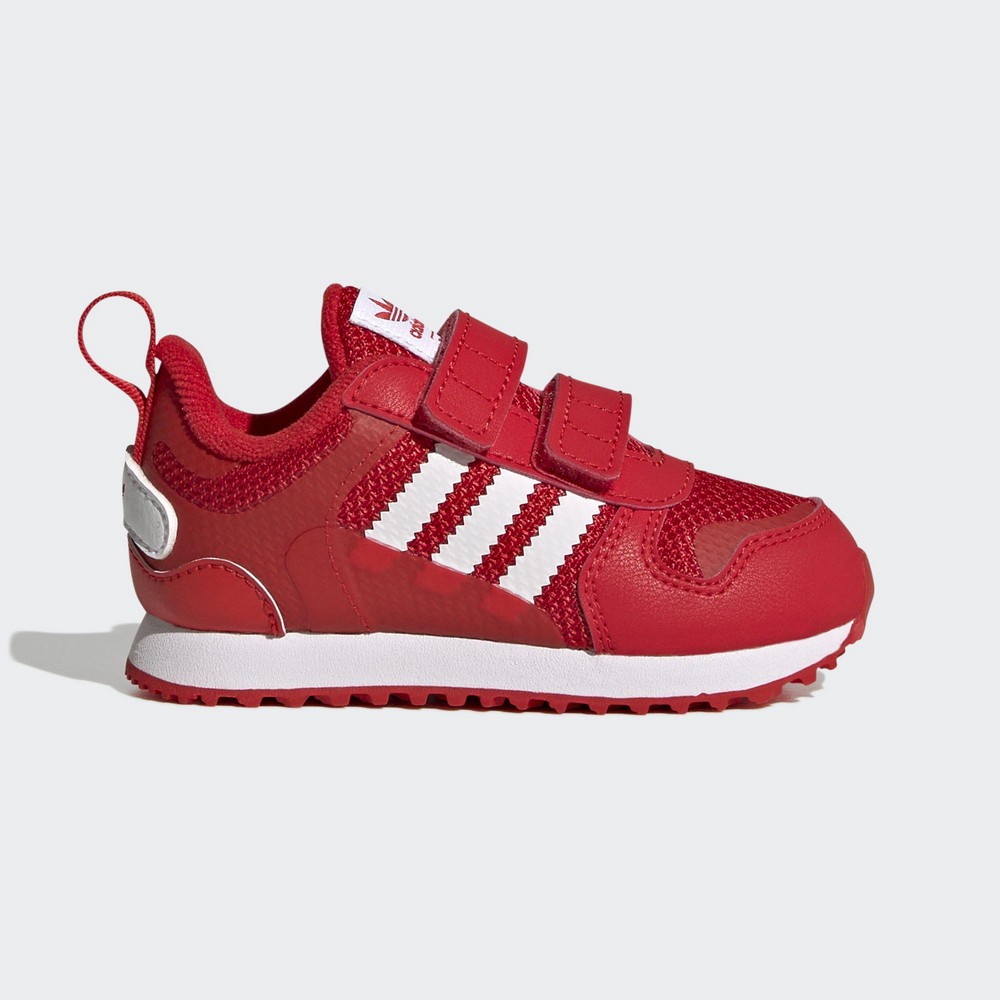 ADIDAS 休閒鞋 運動鞋 ZX 700 HD CF I 嬰幼 GV8872 紅色