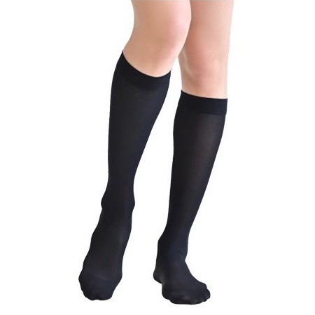 VOLA 維菈織品 200D機能半統襪(黑)1雙入 台灣製 【小三美日】 DS010374