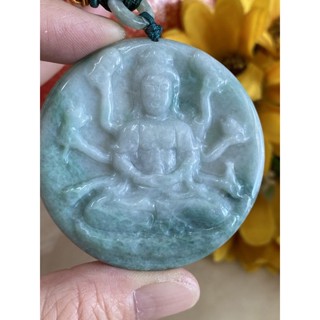 臺灣現貨 千手觀音菩薩，天然翡翠A貨 千手觀音 千手千眼觀音菩薩 觀音菩薩 觀音 緬甸玉項鍊墜