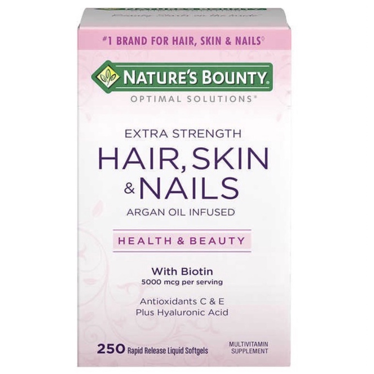 現貨* 🇺🇸美國好市多 Nature's Bounty 自然之寶 膠原蛋白頭髮指甲皮膚保健素，250粒(2023/10）