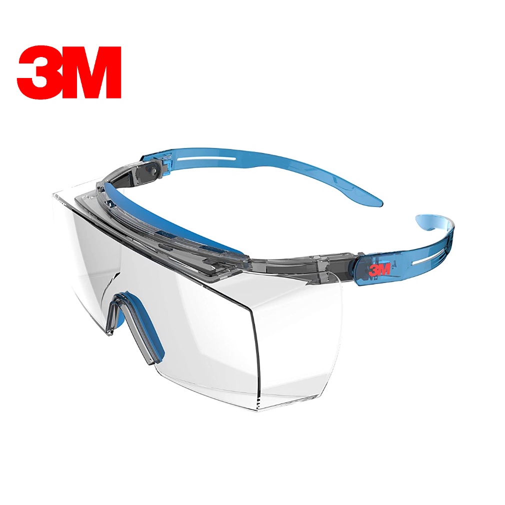 3M安全眼鏡 SF3701XASGAF-BLU防霧安全眼鏡 可與近視眼鏡同時配戴