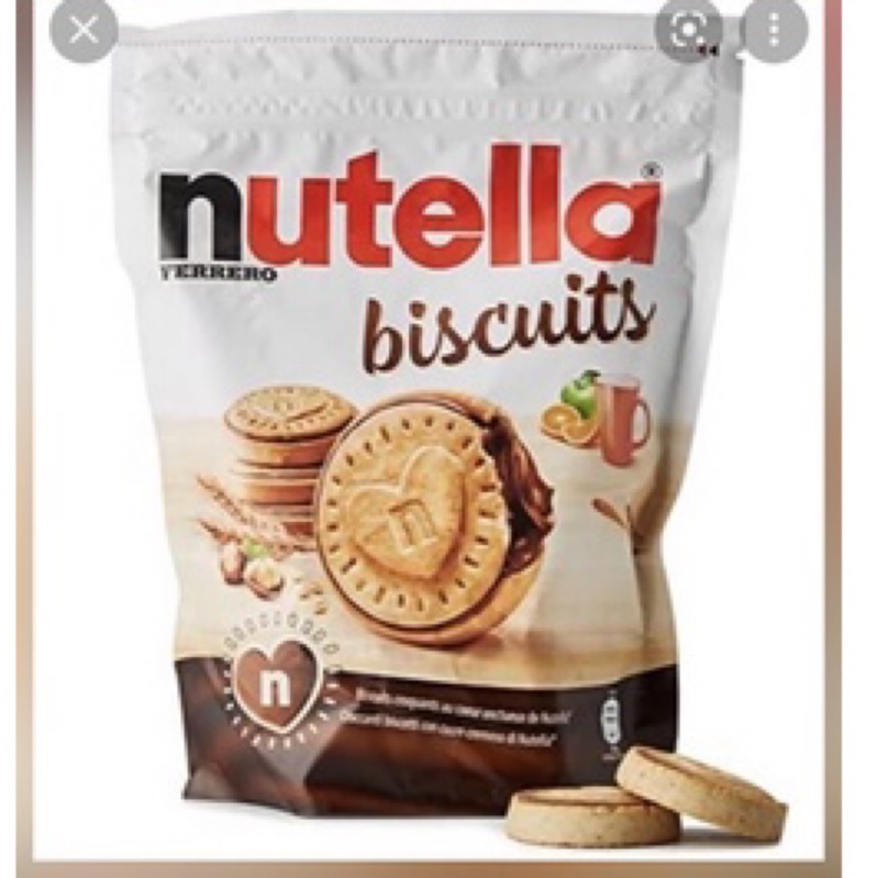 預購11月！Nutella榛果巧克力餅乾276g /Nutella biscuits /榛果夾心餅乾 10月到期