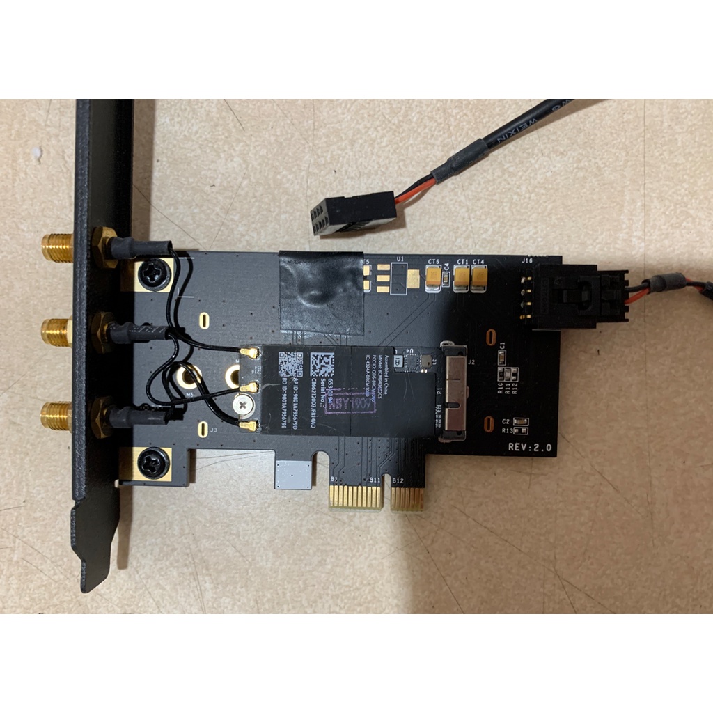 黑蘋果 BCM94360CS2 M.2 NGFF BCM943602CS PCIe
