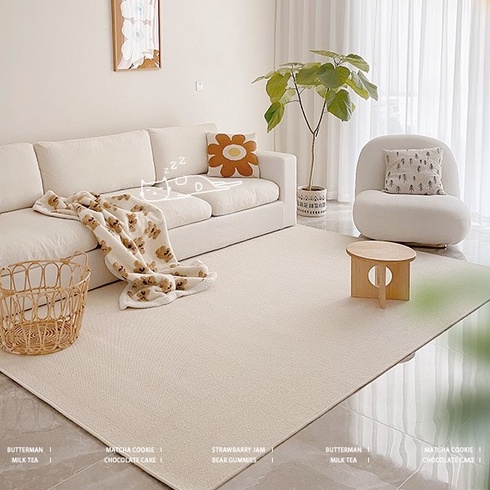 房間地毯，圈絨材質日式純色地毯，尺寸100*100cm-180*200cm。地墊臥室，客廳地毯 ，防滑地墊，榻榻米地墊