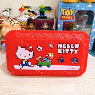 【波波雜貨店】現貨🔥日本正版Kitty編織造型580ml便當盒 便當盒 野餐盒 餐盒 飯盒 保鮮盒 收納盒 三麗鷗