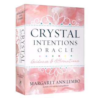 水晶正念神諭卡,贈中文翻譯｜Llewellyn Crystal Intentions Oracle，吸引正向能量【左西】