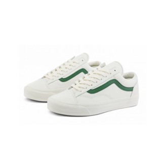Vans Old Skool 白底綠線 V36CL CVS（24cm)
