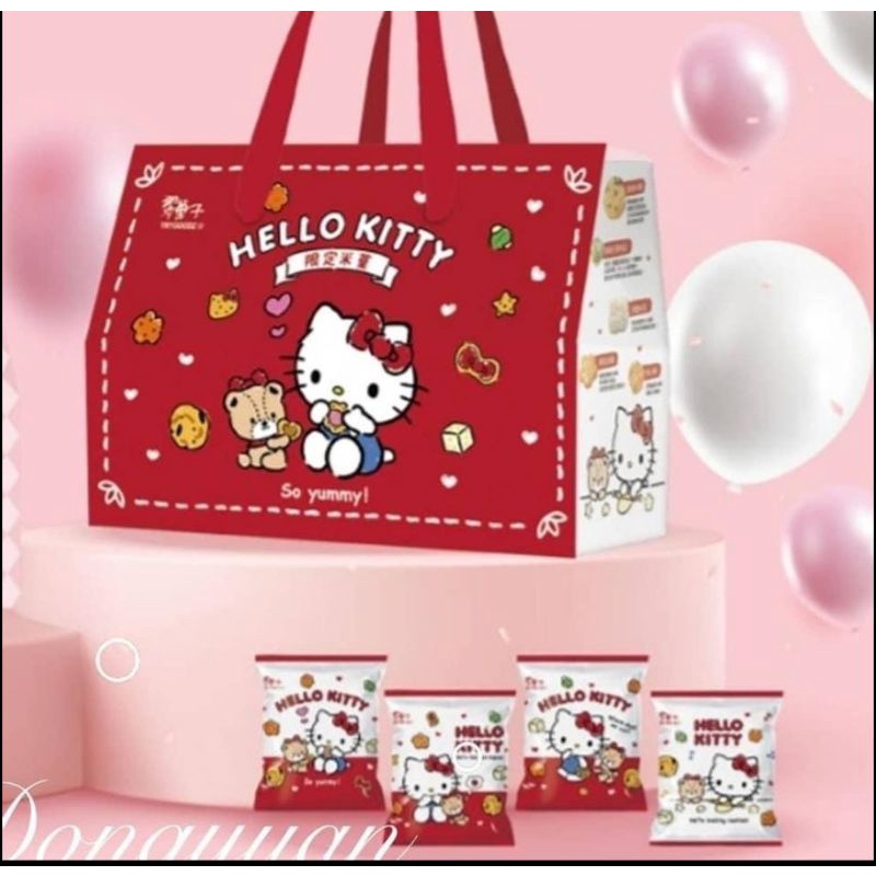 HELLO KITTY 綜合米菓禮盒-現貨