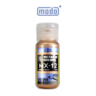 【modo摩多製造所】NEO瓶 全新二代金屬色 MX-12 MX12 鈰金/30ML/模型漆｜官方賣場