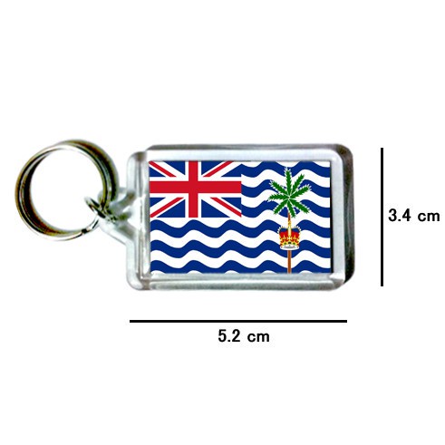 英屬印度洋領地 國旗 鑰匙圈 吊飾 / 世界國旗