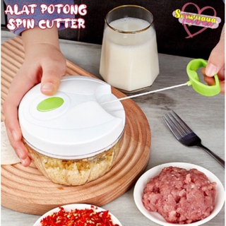 Alat Potong Spin Cutter Cobek Ulekan Chili Blender 手動絞肉料理機神器