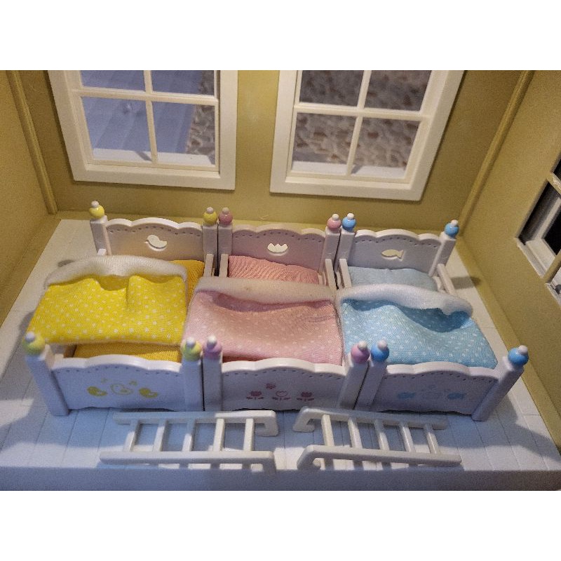 森林家族 三層床 寶寶床 嬰兒床 床 二手近新