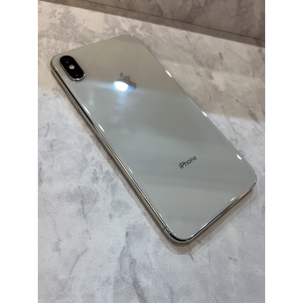 iPhone xsmax 6.7吋 大螢幕 256G 銀色 無傷 台灣序號機 工作機 遊戲機 二手機 可現金分期