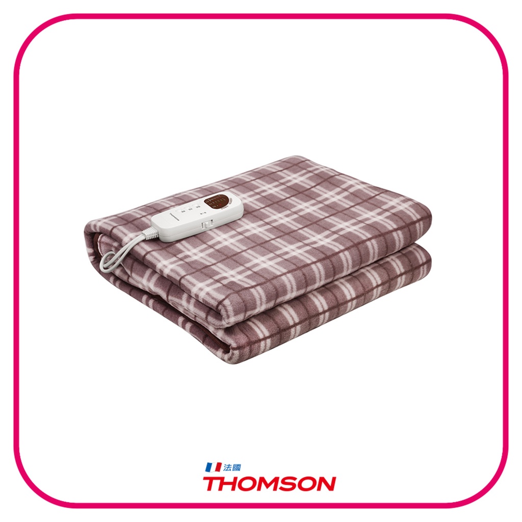 THOMSON 湯姆森 微電腦溫控雙人電熱毯 SA-W04B 旺德公司貨 兆華國際 防寒對策 寒流 保暖 毯子