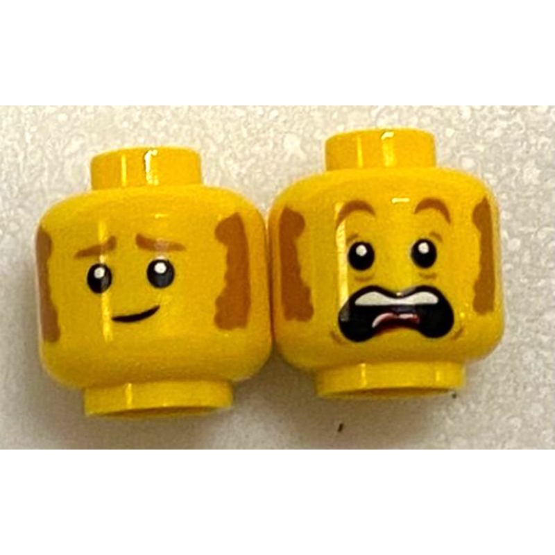 樂高 LEGO 60321 10305 10303 3626cpb2903 憂愁 驚恐 頭 表情 頭部