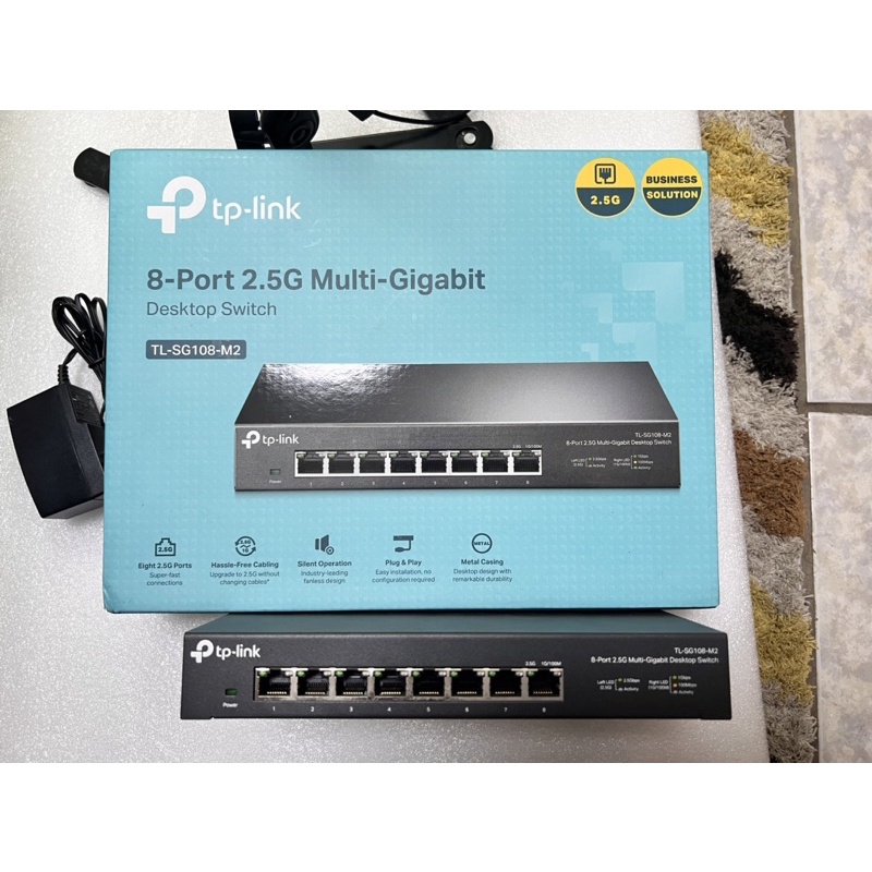 TP-LINK TL-SG108-M2【8埠】2.5Gbe埠 鐵殼/壁掛兩用/桌上型交換器