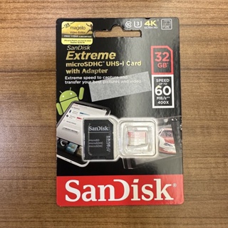 SanDisk Extreme microSD with Adapter 32GB 記憶卡