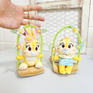 🎏現貨🎏 迪士尼 邦妮兔 花鞦韆 玩偶 珠鍊吊飾 日本代購 disney 花栗鼠 兔子 花園 療育 交換禮物