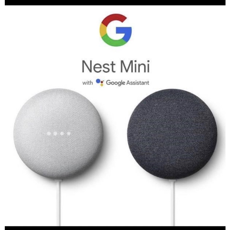 google nest mini2全新黑色智慧音箱台哥大AI音箱
