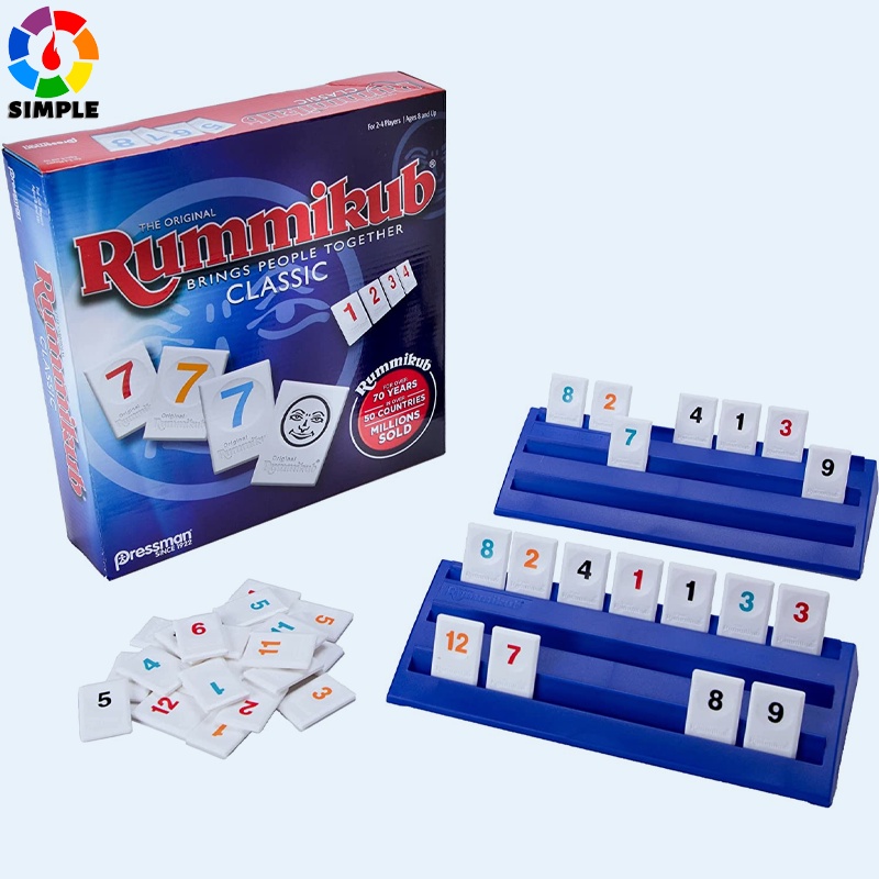 【桌遊志】Rummikub拉密桌游以色列麻将儿童益智拉密牌