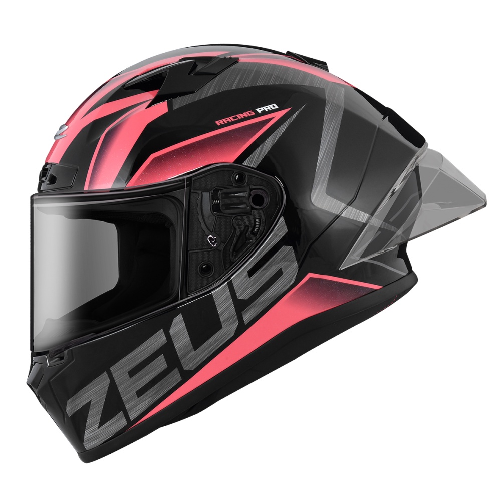 ZEUS 瑞獅 安全帽 ZS-826 全罩 ZS826 外銷 雙D扣 大尾翼 大全配 BK3 黑桃