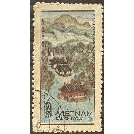 亞洲郵票、越南🇻🇳老邮票一枚（舊）、（B1675）、1965年。