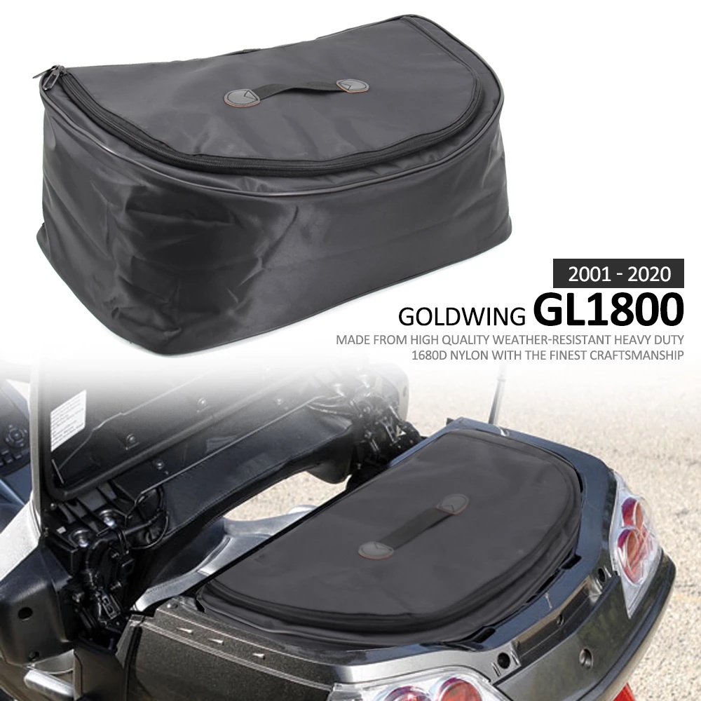 適用於Honda GoldWing GL1800 GL 1800 2001-2020 後備箱存儲包內袋 行李箱內襯袋